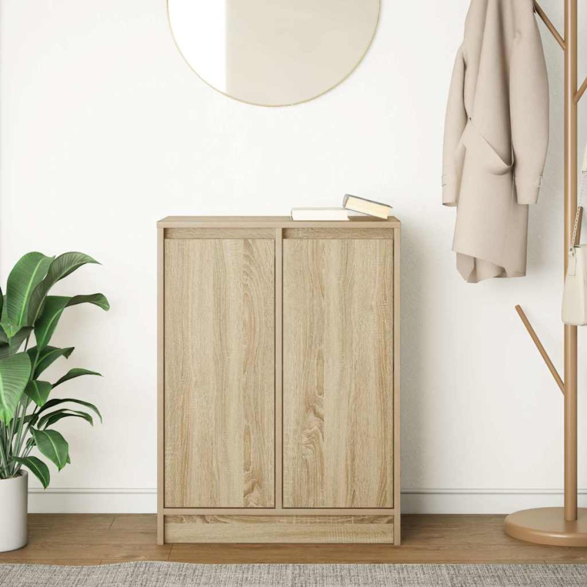 vidaXL Συρταριέρα Sonoma Δρυς 57x34x76 εκ. Επεξεργασμένο Ξύλο