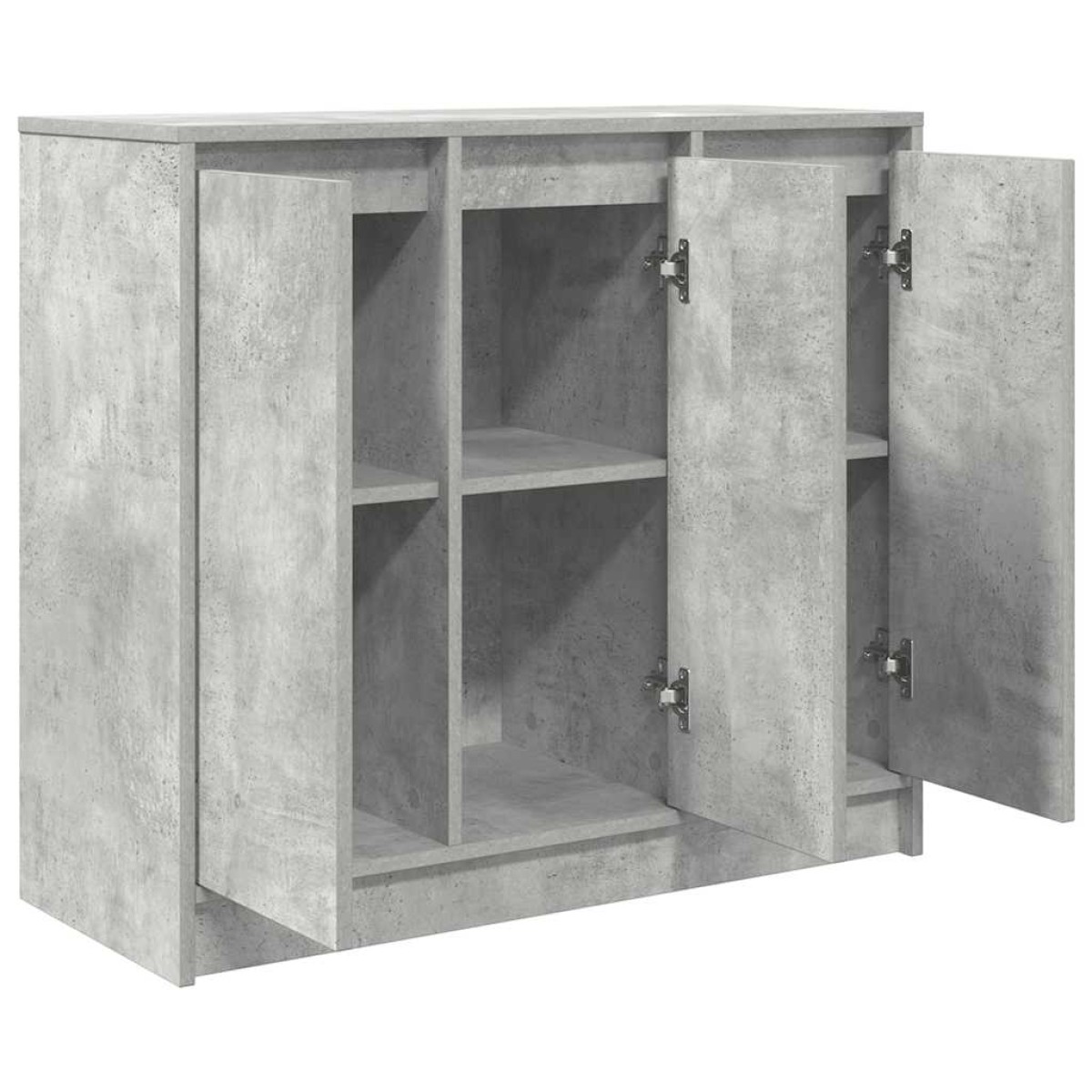 vidaXL Ντουλάπι Γκρι Σκυροδέματος 85x34x76 εκ. Επεξεργασμένο Ξύλο