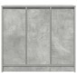 vidaXL Ντουλάπι Γκρι Σκυροδέματος 85x34x76 εκ. Επεξεργασμένο Ξύλο