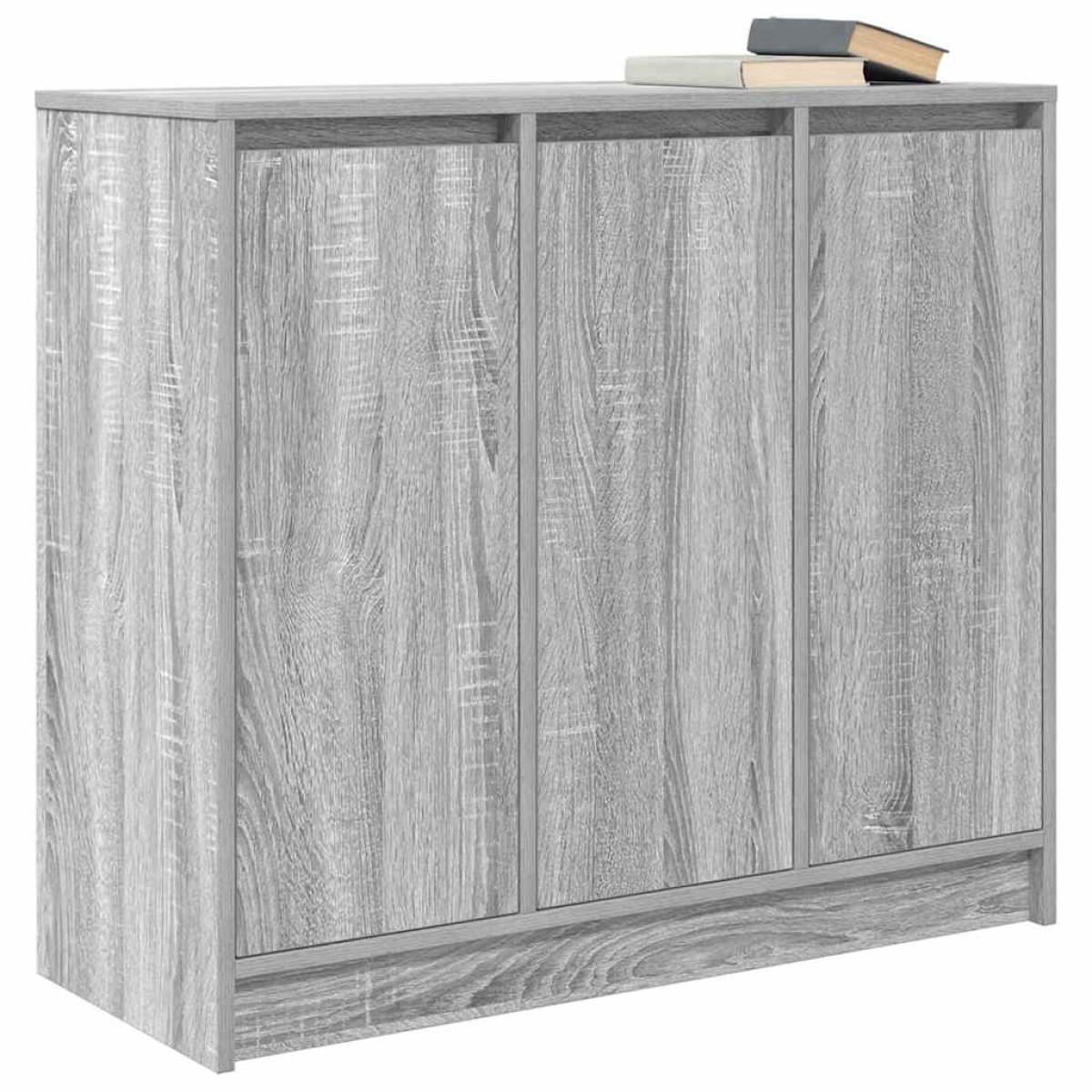 vidaXL Συρταριέρα Γκρι Sonoma 85x34x76 εκ. Ξύλινο μηχανουργικό ξύλο