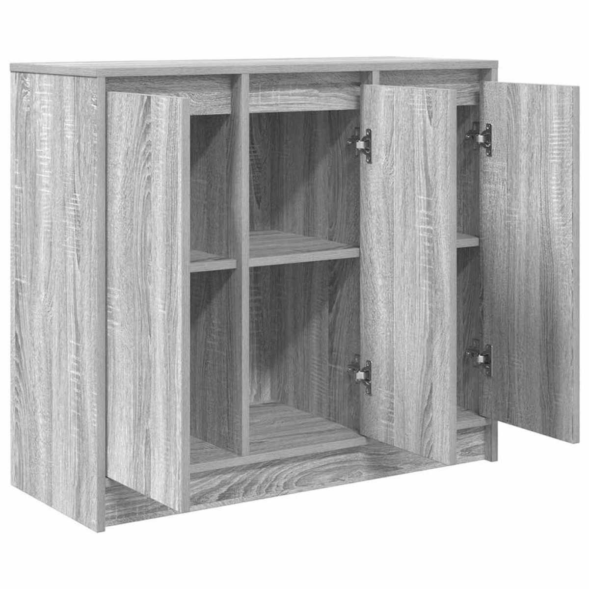 vidaXL Συρταριέρα Γκρι Sonoma 85x34x76 εκ. Ξύλινο μηχανουργικό ξύλο