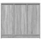 vidaXL Συρταριέρα Γκρι Sonoma 85x34x76 εκ. Ξύλινο μηχανουργικό ξύλο