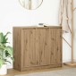 vidaXL Ντουλάπι τεχνίτης Δρυς 85x34x76 εκ. από Επεξεργασμένο Ξύλο