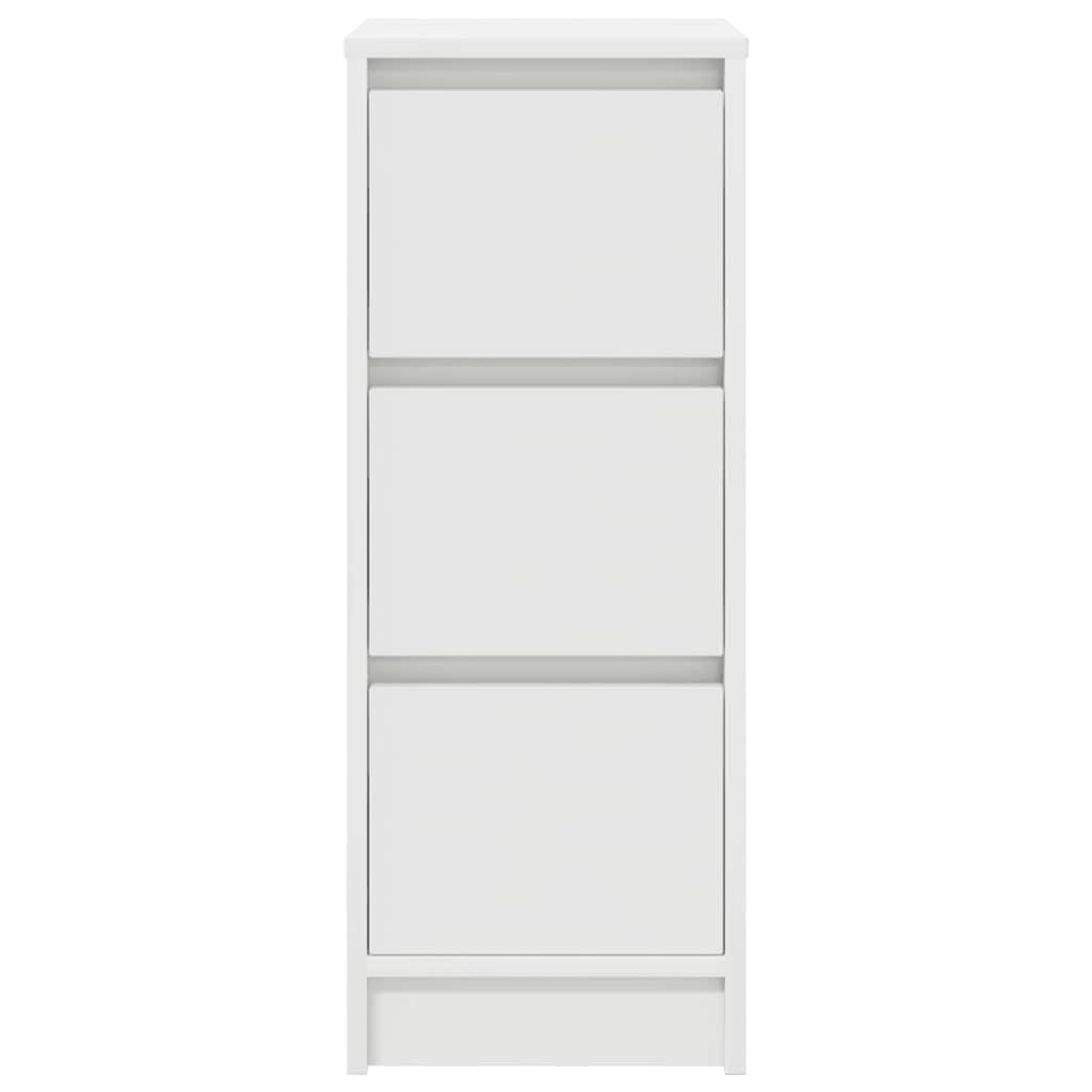 vidaXL Ντουλάπι Λευκή 29,5x34x76 εκ. από Επεξεργασμένο Ξύλο