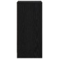 vidaXL Sideboard Μαύρη βελανιδιά 29,5x34x76 cm Κατασκευασμένο ξύλο