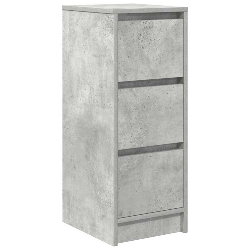 vidaXL Ντουλάπι Γκρι Σκυροδέματος 29,5x34x76 εκ. Επεξεργασμένο Ξύλο