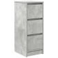 vidaXL Ντουλάπι Γκρι Σκυροδέματος 29,5x34x76 εκ. Επεξεργασμένο Ξύλο