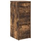 vidaXL Sideboard Καπνιστή δρυς 29,5x34x76 cm Κατασκευασμένο ξύλο