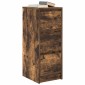 vidaXL Sideboard Καπνιστή δρυς 29,5x34x76 cm Κατασκευασμένο ξύλο