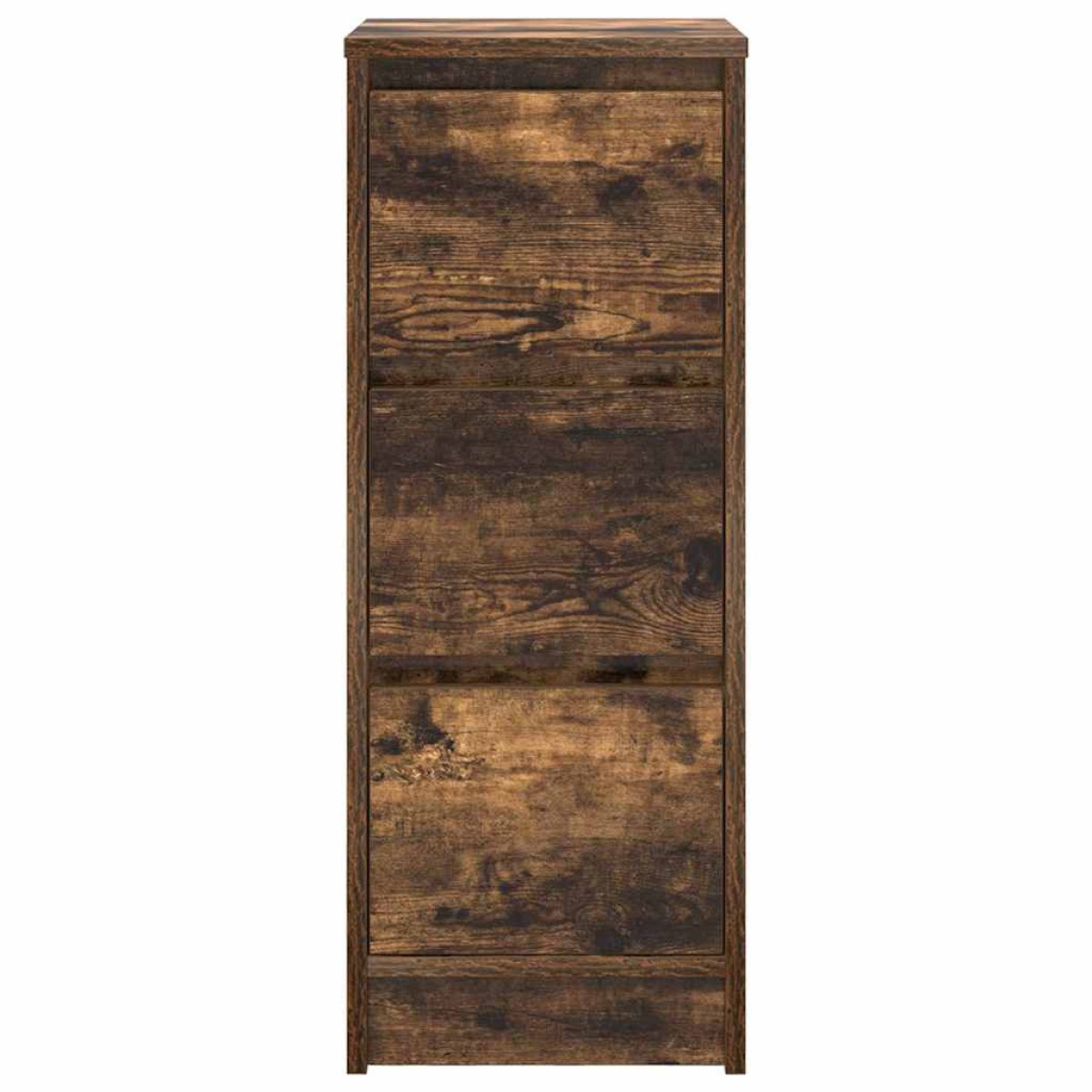 vidaXL Sideboard Καπνιστή δρυς 29,5x34x76 cm Κατασκευασμένο ξύλο