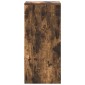 vidaXL Sideboard Καπνιστή δρυς 29,5x34x76 cm Κατασκευασμένο ξύλο