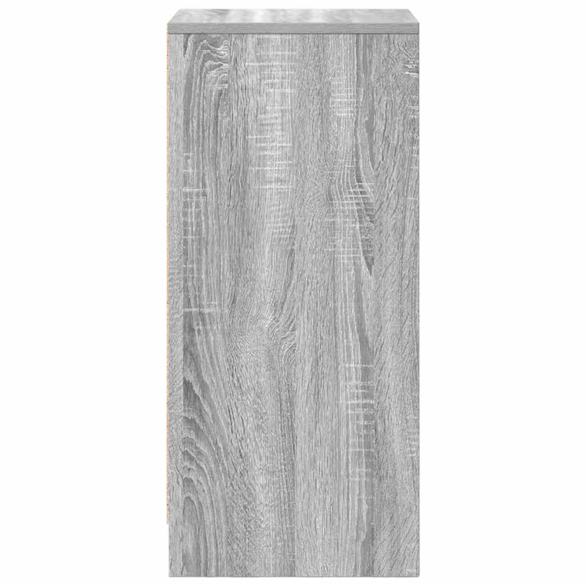 vidaXL Sideboard Γκρι Sonoma 29,5x34x76 cm Ξύλινο μηχανουργικό ξύλο