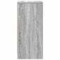 vidaXL Sideboard Γκρι Sonoma 29,5x34x76 cm Ξύλινο μηχανουργικό ξύλο