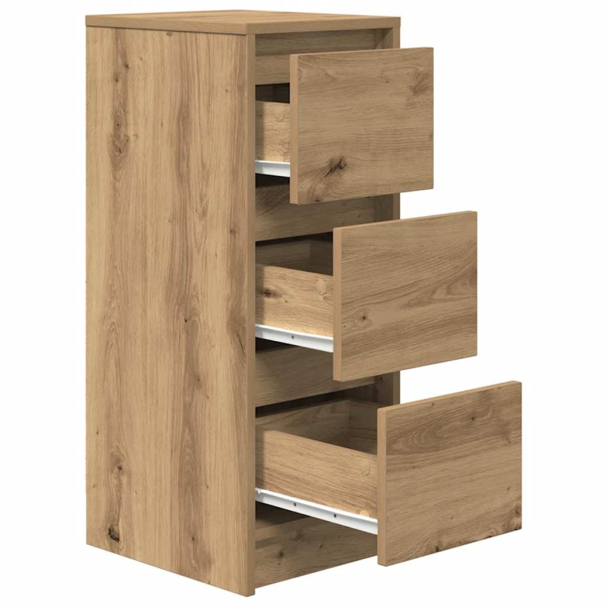 vidaXL Ντουλάπι τεχνίτης Δρυς 29,5x34x76 εκ. Επεξεργασμένο Ξύλο
