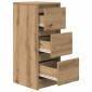 vidaXL Ντουλάπι τεχνίτης Δρυς 29,5x34x76 εκ. Επεξεργασμένο Ξύλο