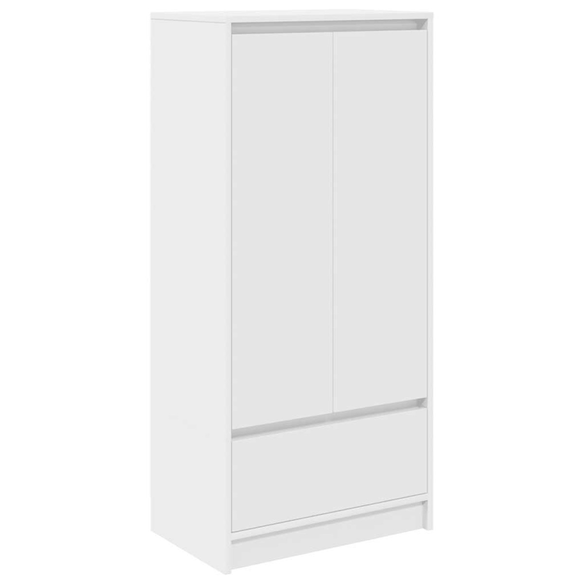 vidaXL Ντουλάπι με συρτάρι 55,5x34x119,5 cm Ξύλινο μηχανουργικό ξύλο