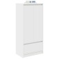 vidaXL Ντουλάπι με συρτάρι 55,5x34x119,5 cm Ξύλινο μηχανουργικό ξύλο