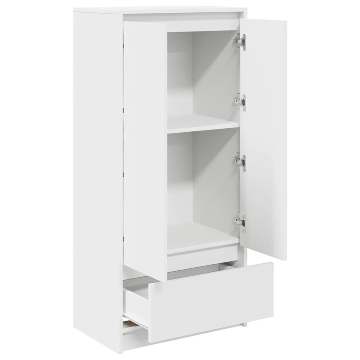 vidaXL Ντουλάπι με συρτάρι 55,5x34x119,5 cm Ξύλινο μηχανουργικό ξύλο