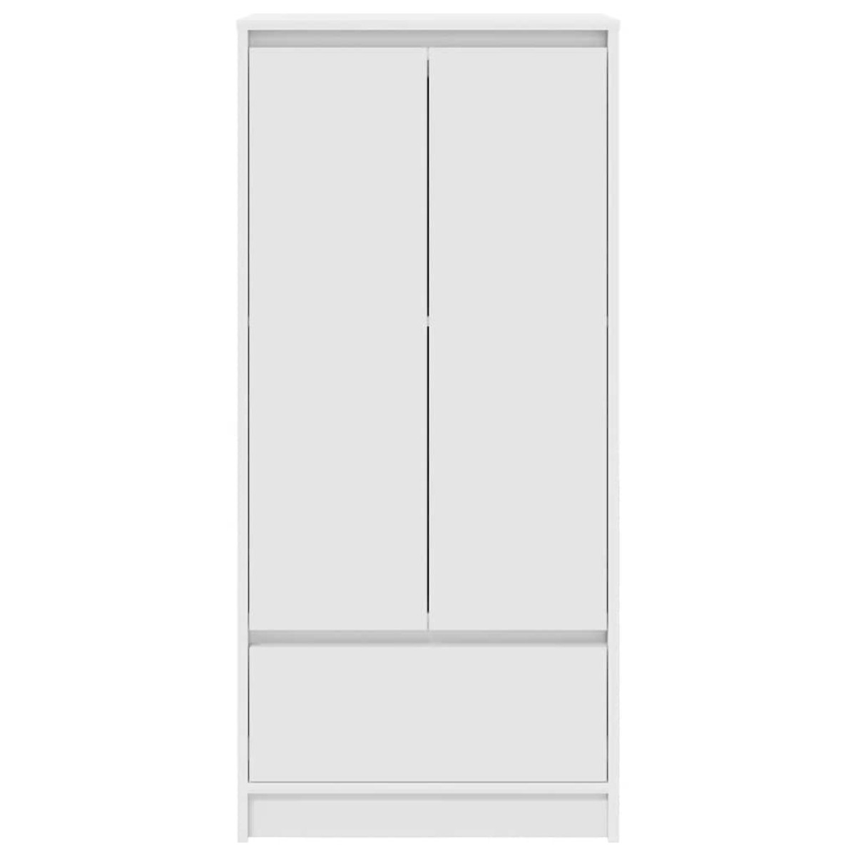 vidaXL Ντουλάπι με συρτάρι 55,5x34x119,5 cm Ξύλινο μηχανουργικό ξύλο