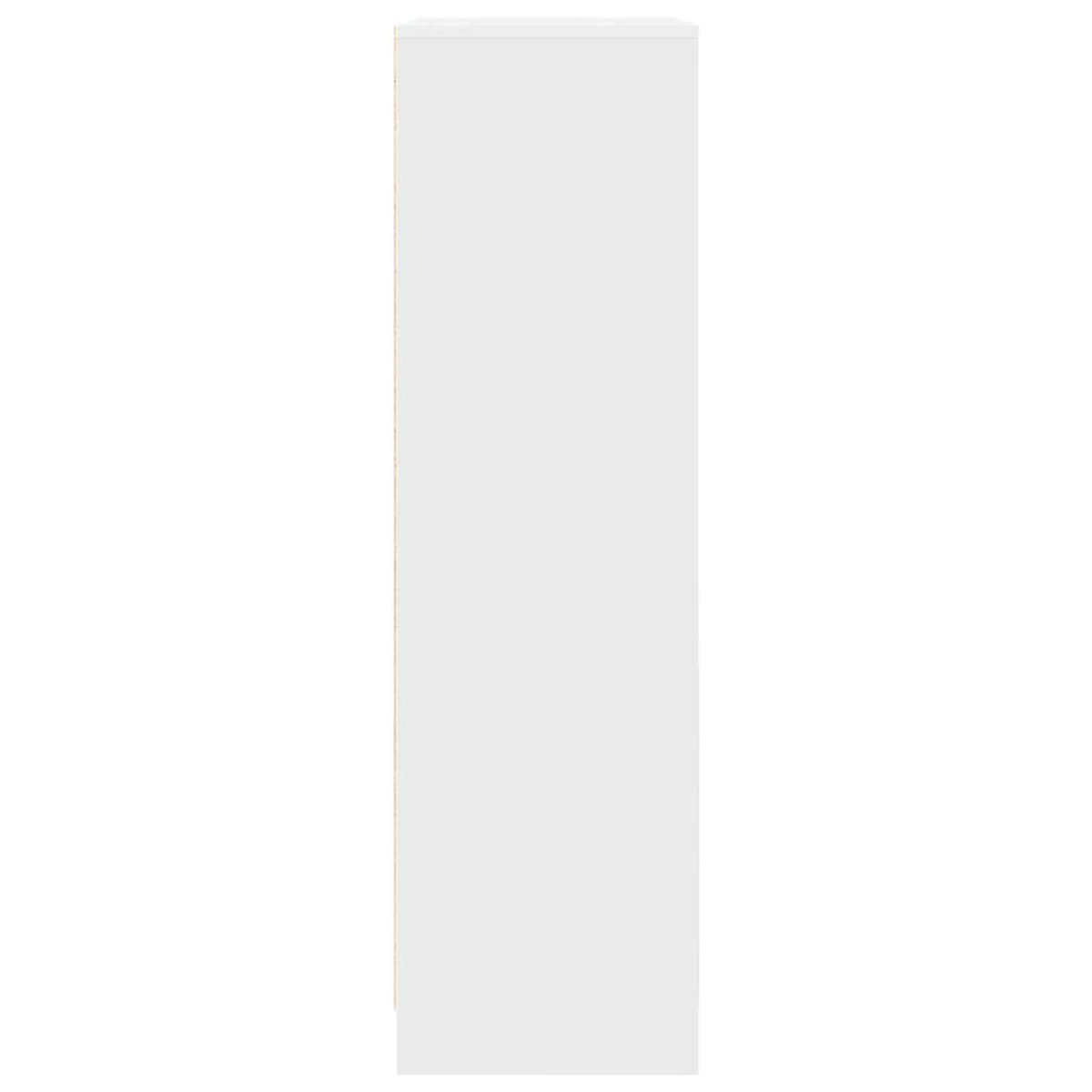 vidaXL Ντουλάπι με συρτάρι 55,5x34x119,5 cm Ξύλινο μηχανουργικό ξύλο