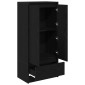vidaXL Ντουλάπι με συρτάρι 55,5x34x119,5 εκ. Ξύλινο μηχανουργικό ξύλο