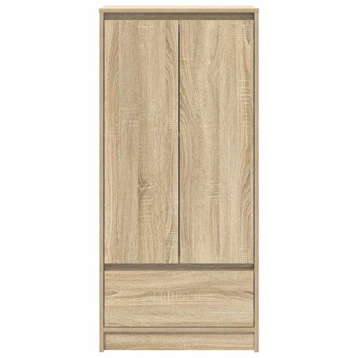 vidaXL Ντουλάπι με συρτάρι 55,5x34x119,5 εκ. Ξύλινο μηχανουργικό ξύλο