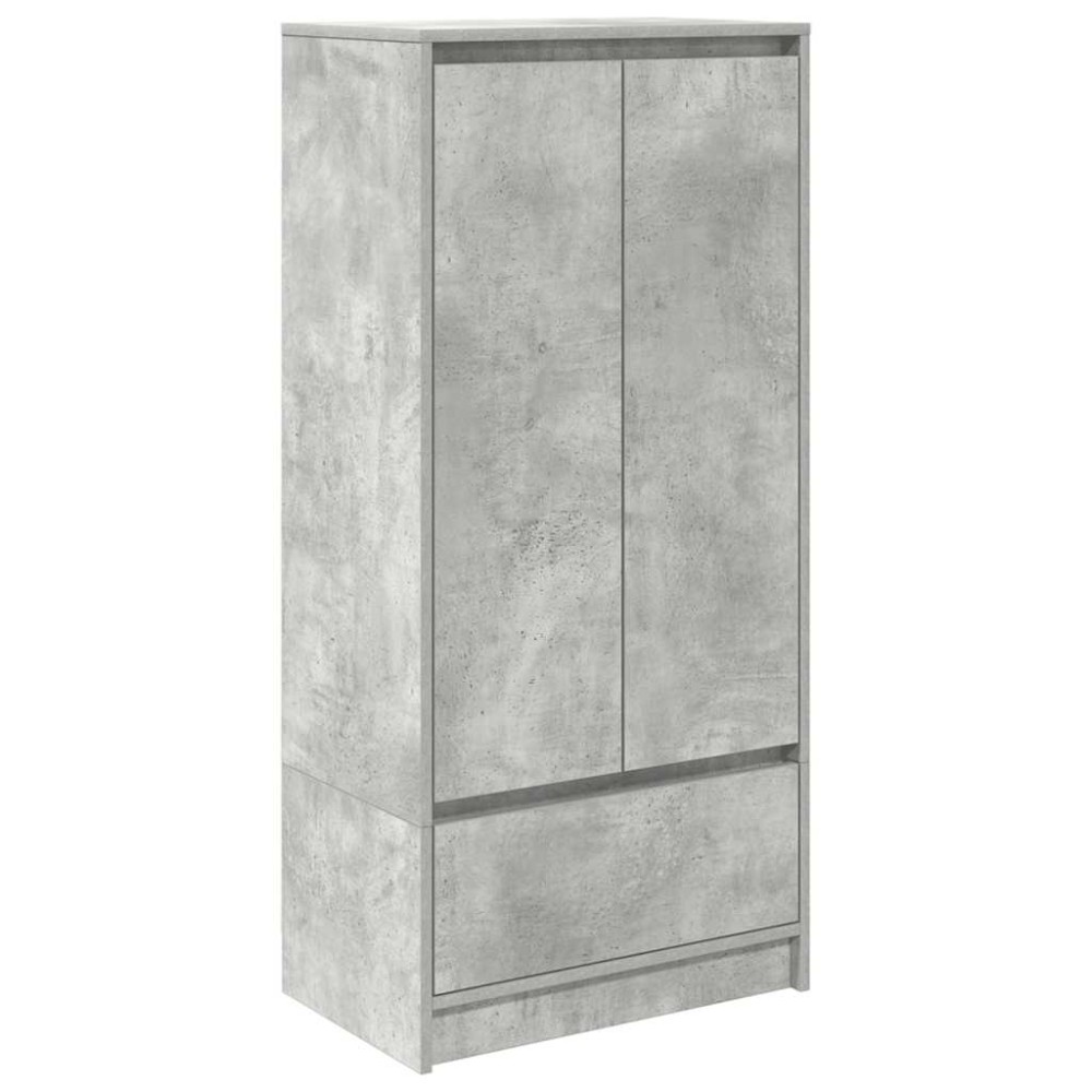 vidaXL Ντουλάπι με συρτάρι 55,5x34x119,5 εκ. Ξύλινο μηχανουργικό ξύλο