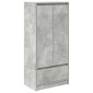 vidaXL Ντουλάπι με συρτάρι 55,5x34x119,5 εκ. Ξύλινο μηχανουργικό ξύλο