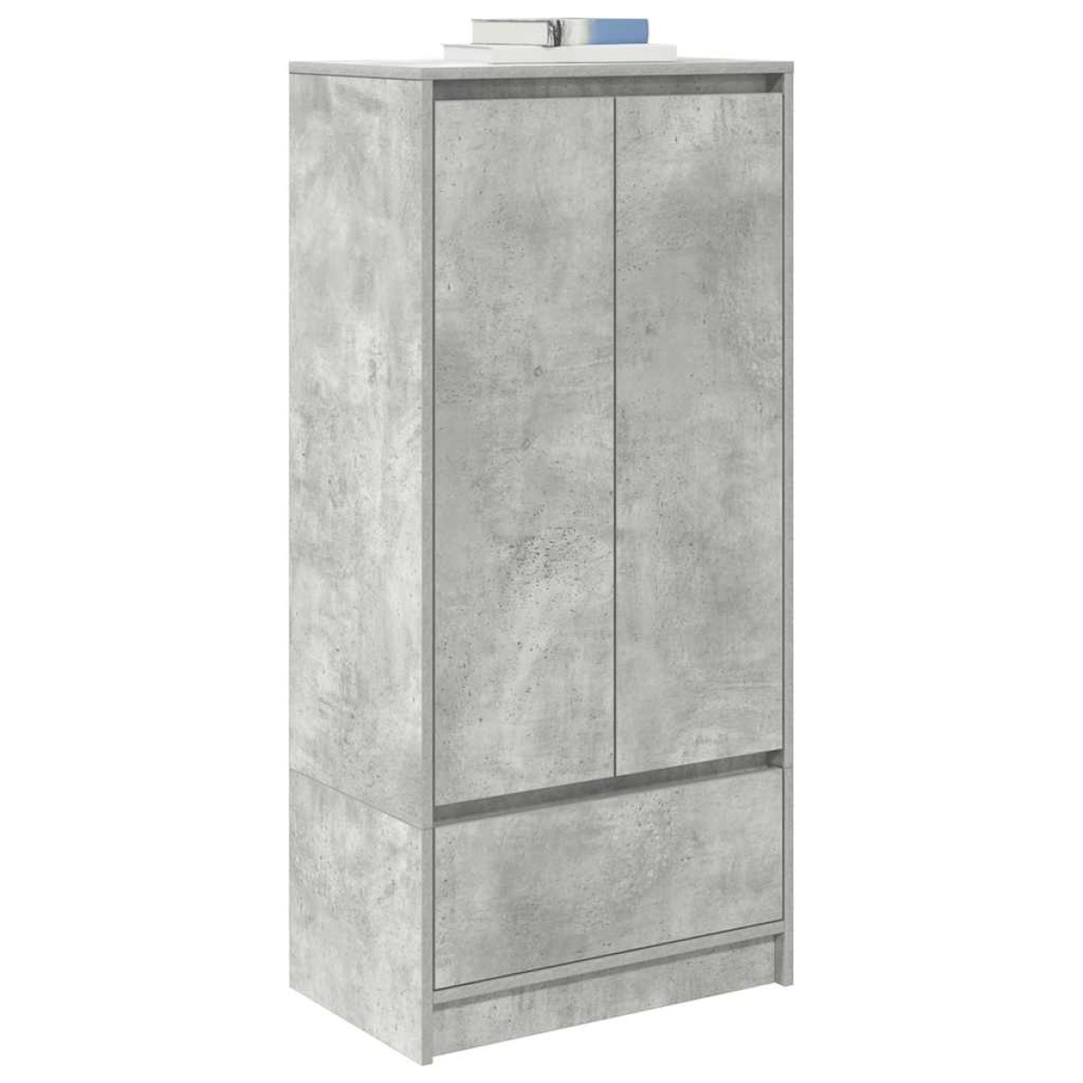 vidaXL Ντουλάπι με συρτάρι 55,5x34x119,5 εκ. Ξύλινο μηχανουργικό ξύλο