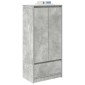 vidaXL Ντουλάπι με συρτάρι 55,5x34x119,5 εκ. Ξύλινο μηχανουργικό ξύλο