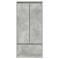 vidaXL Ντουλάπι με συρτάρι 55,5x34x119,5 εκ. Ξύλινο μηχανουργικό ξύλο