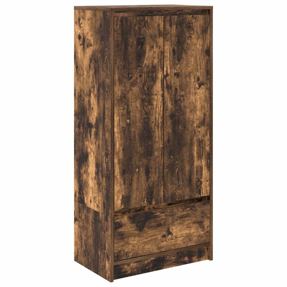 vidaXL Ντουλάπι με συρτάρι 55,5x34x119,5 εκ. Ξύλινο μηχανουργικό ξύλο