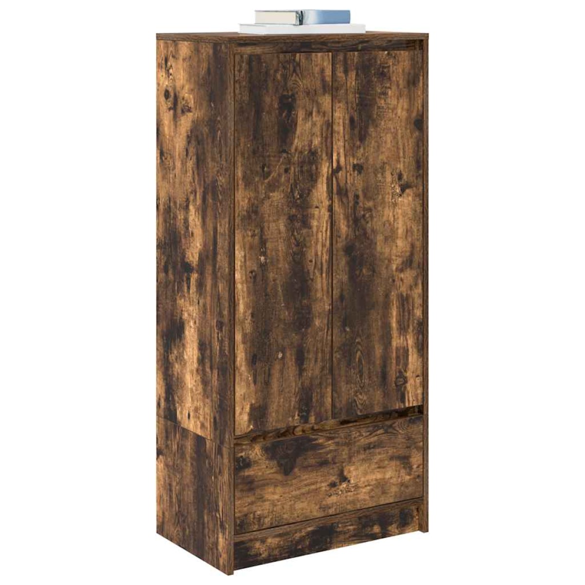 vidaXL Ντουλάπι με συρτάρι 55,5x34x119,5 εκ. Ξύλινο μηχανουργικό ξύλο