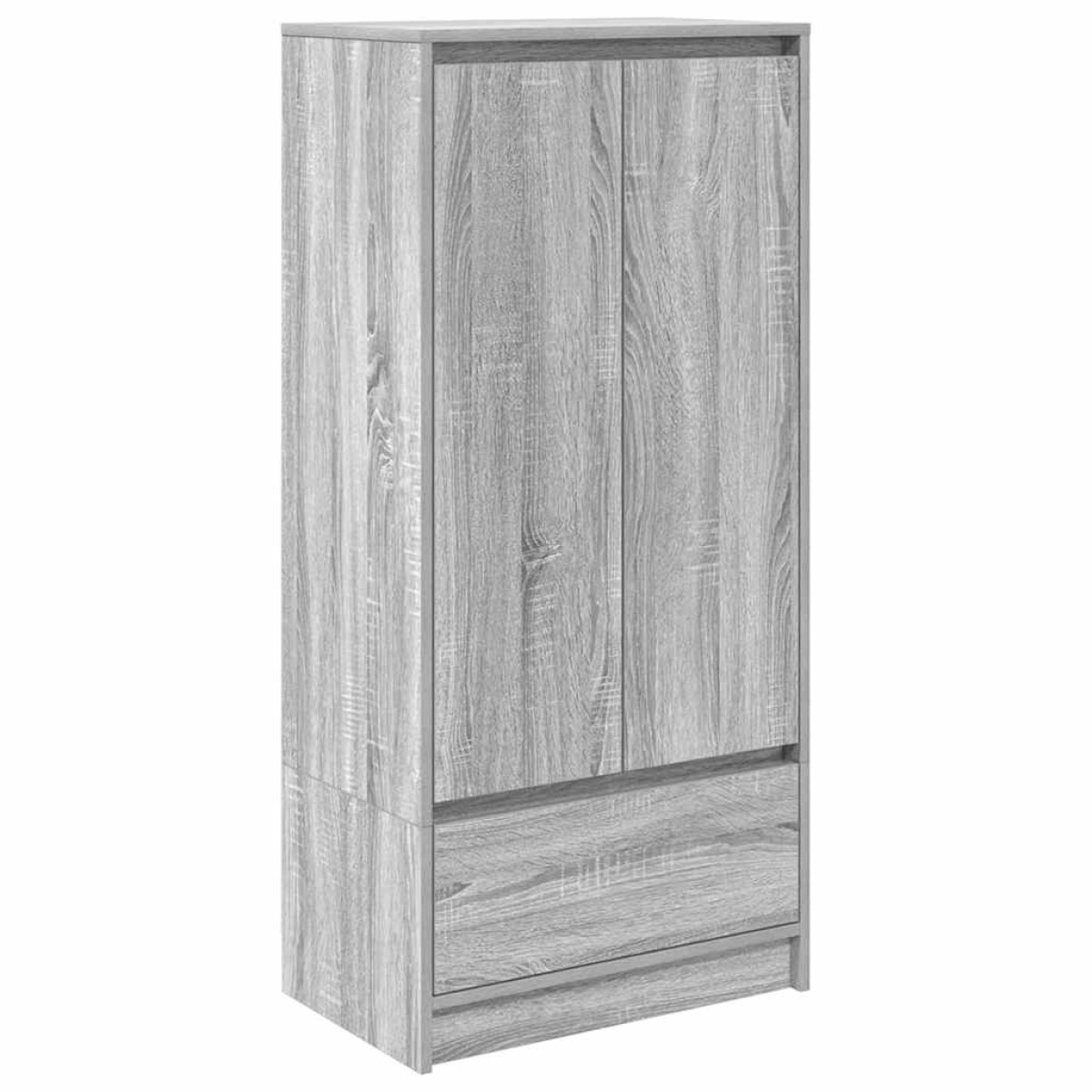 vidaXL Ντουλάπι με συρτάρι 55,5x34x119,5 εκ. Ξύλινο μηχανουργικό ξύλο