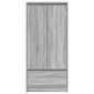 vidaXL Ντουλάπι με συρτάρι 55,5x34x119,5 εκ. Ξύλινο μηχανουργικό ξύλο