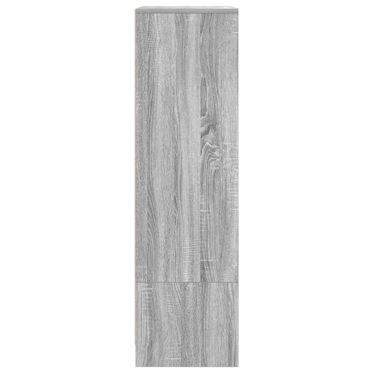 vidaXL Ντουλάπι με συρτάρι 55,5x34x119,5 εκ. Ξύλινο μηχανουργικό ξύλο