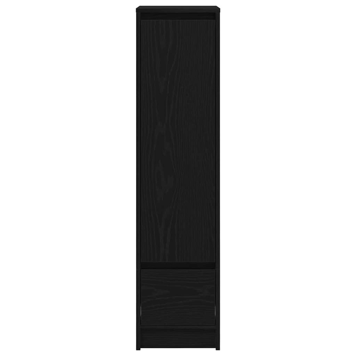 vidaXL Ντουλάπι Μαύρη δρυς 29,5x34x119,5 εκ. από Επεξεργασμένο Ξύλο