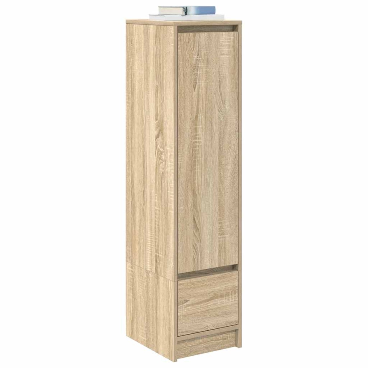 vidaXL Ντουλάπι Sonoma δρυς 29,5x34x119,5 εκ. Επεξεργασμένο Ξύλο