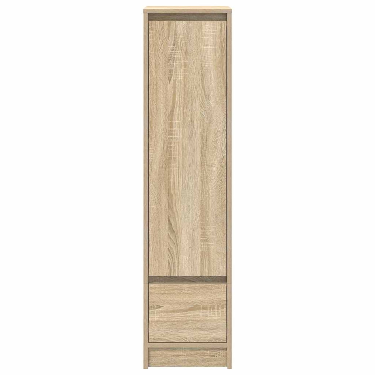 vidaXL Ντουλάπι Sonoma δρυς 29,5x34x119,5 εκ. Επεξεργασμένο Ξύλο
