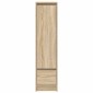 vidaXL Ντουλάπι Sonoma δρυς 29,5x34x119,5 εκ. Επεξεργασμένο Ξύλο