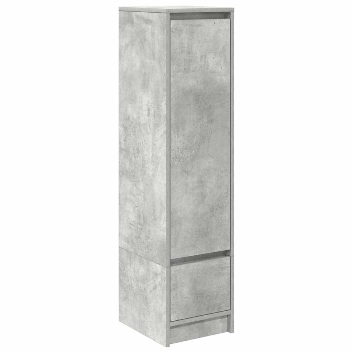 vidaXL Ντουλάπι Γκρι Σκυροδέματος 29,5x34x119,5 εκ. Επεξεργασμένο Ξύλο