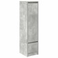 vidaXL Ντουλάπι Γκρι Σκυροδέματος 29,5x34x119,5 εκ. Επεξεργασμένο Ξύλο