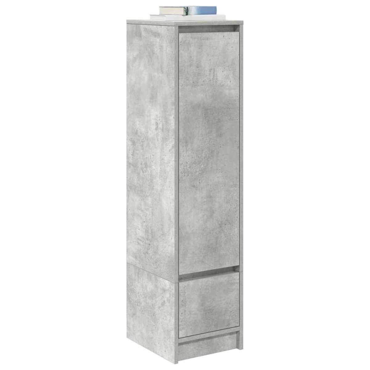 vidaXL Ντουλάπι Γκρι Σκυροδέματος 29,5x34x119,5 εκ. Επεξεργασμένο Ξύλο