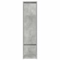 vidaXL Ντουλάπι Γκρι Σκυροδέματος 29,5x34x119,5 εκ. Επεξεργασμένο Ξύλο