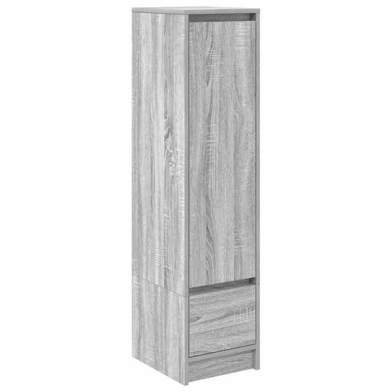 vidaXL Ντουλάπι Γκρι Sonoma 29,5x34x119,5 εκ. Επεξεργασμένο Ξύλο