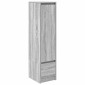 vidaXL Ντουλάπι Γκρι Sonoma 29,5x34x119,5 εκ. Επεξεργασμένο Ξύλο