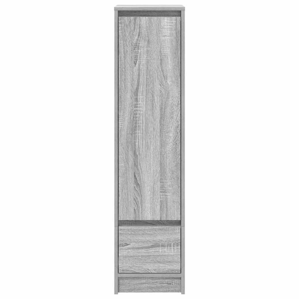 vidaXL Ντουλάπι Γκρι Sonoma 29,5x34x119,5 εκ. Επεξεργασμένο Ξύλο