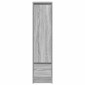 vidaXL Ντουλάπι Γκρι Sonoma 29,5x34x119,5 εκ. Επεξεργασμένο Ξύλο