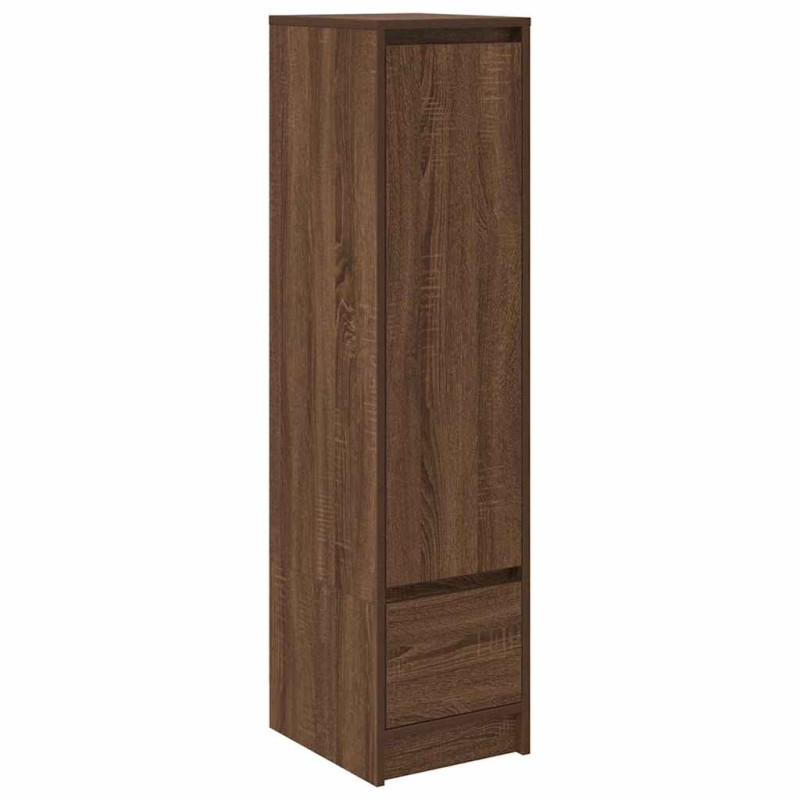vidaXL Ντουλάπι Καφέ Δρυς 29,5x34x119,5 εκ. Επεξεργασμένο Ξύλο