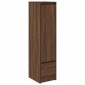 vidaXL Ντουλάπι Καφέ Δρυς 29,5x34x119,5 εκ. Επεξεργασμένο Ξύλο